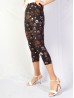 Paws Print Stretch Capri